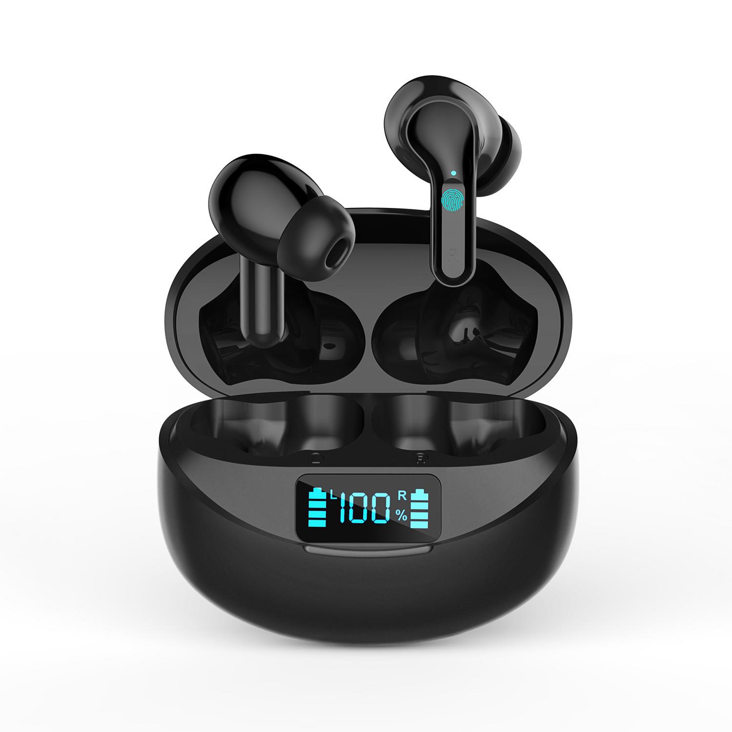 Bluetooth Headphones, Wireless Earbuds 5.0 Auto Pairing HiFi Stereo Sound True Wireless Earbuds