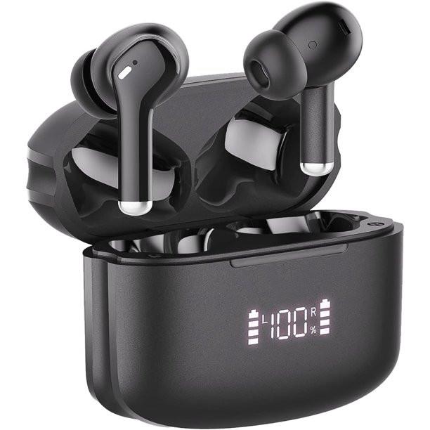 Wireless Earbuds, Wireless Headphones Bluetooth 5.1 Earbuds with Mic,