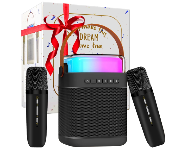 Mini Portable Bluetooth Karaoke Singing Speaker for Adults Kid